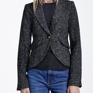 SMYTHE BLAZER One BUtoon Blazer with Rectangle Elbow Patch